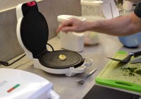 Wir beginnen mit den Parmesantacos