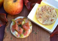 Mini-Pizza und Flammkuchen