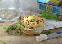Mini-Bagel mit Thunfischcreme